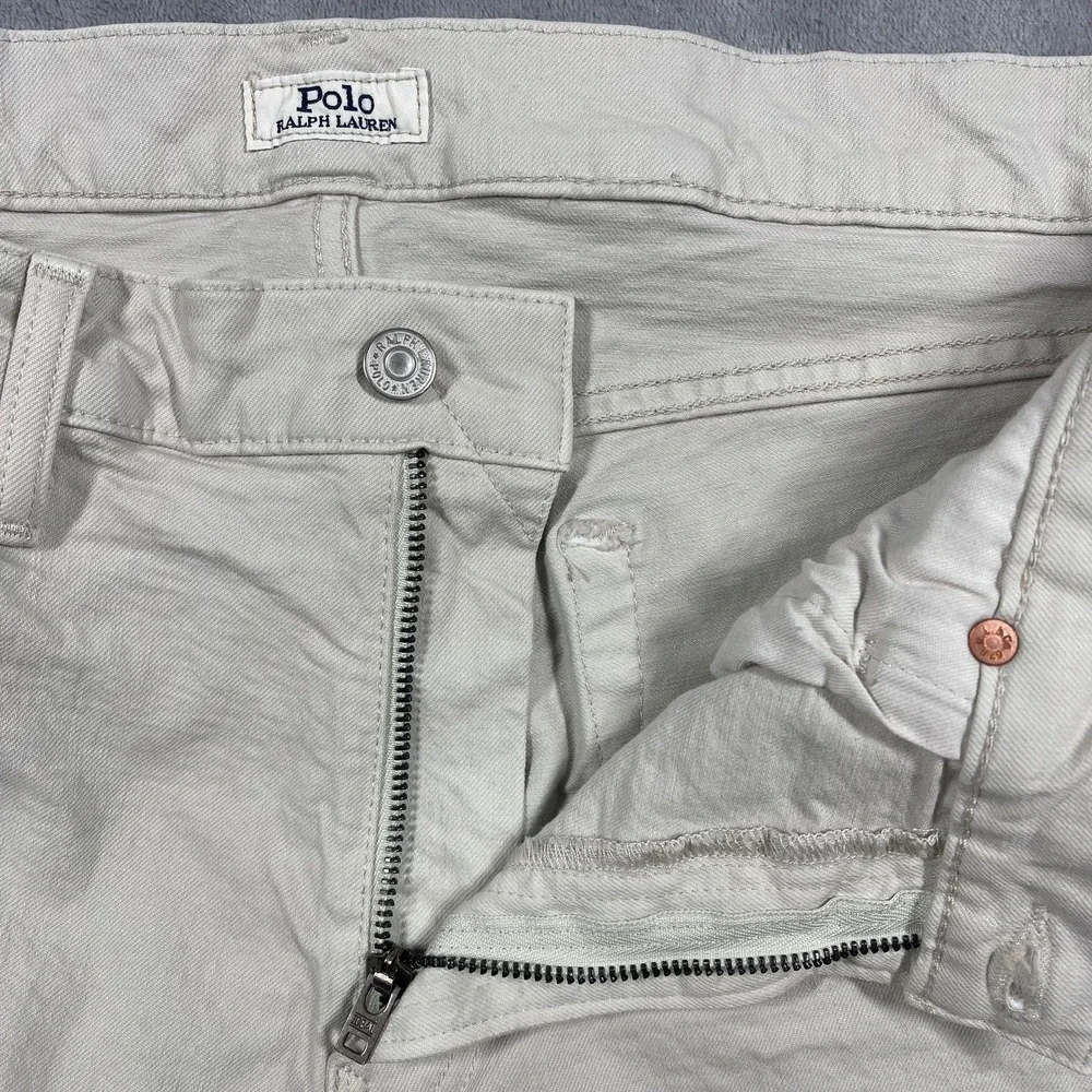 Polo Ralph Lauren Varick Slim Straight Men's‎ Khaki Chinos Size 34(35)x30